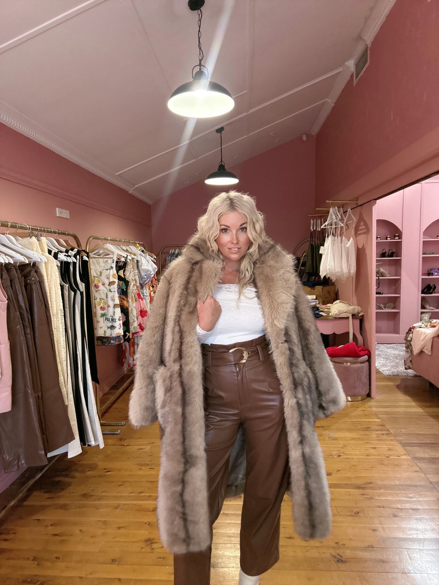 The Coco Faux Leather Pant