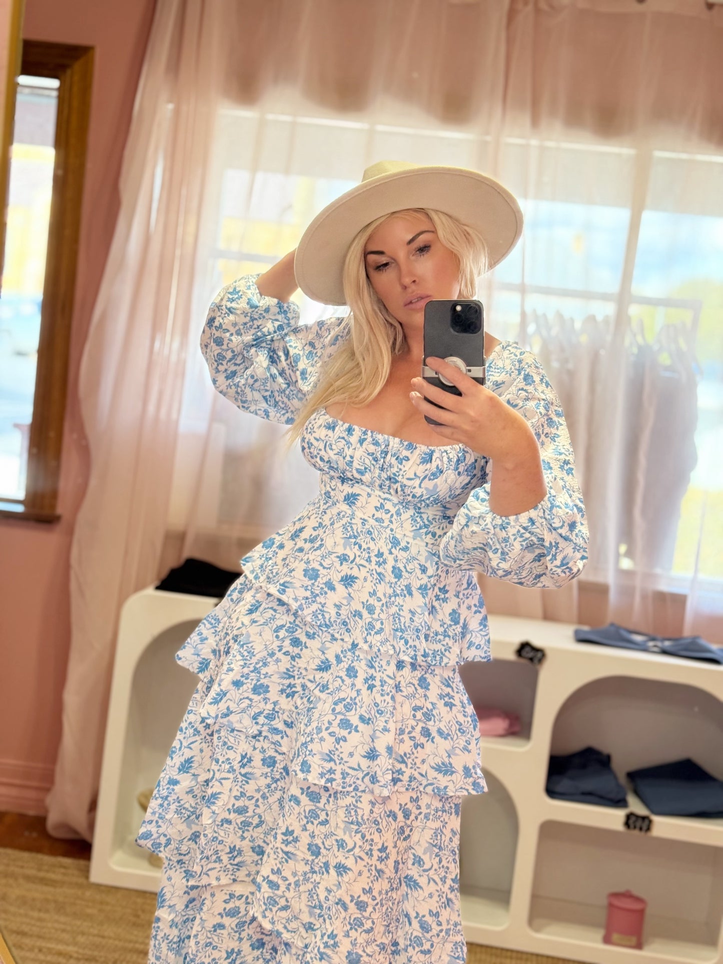 Bluebell Ruffle Maxi Dress