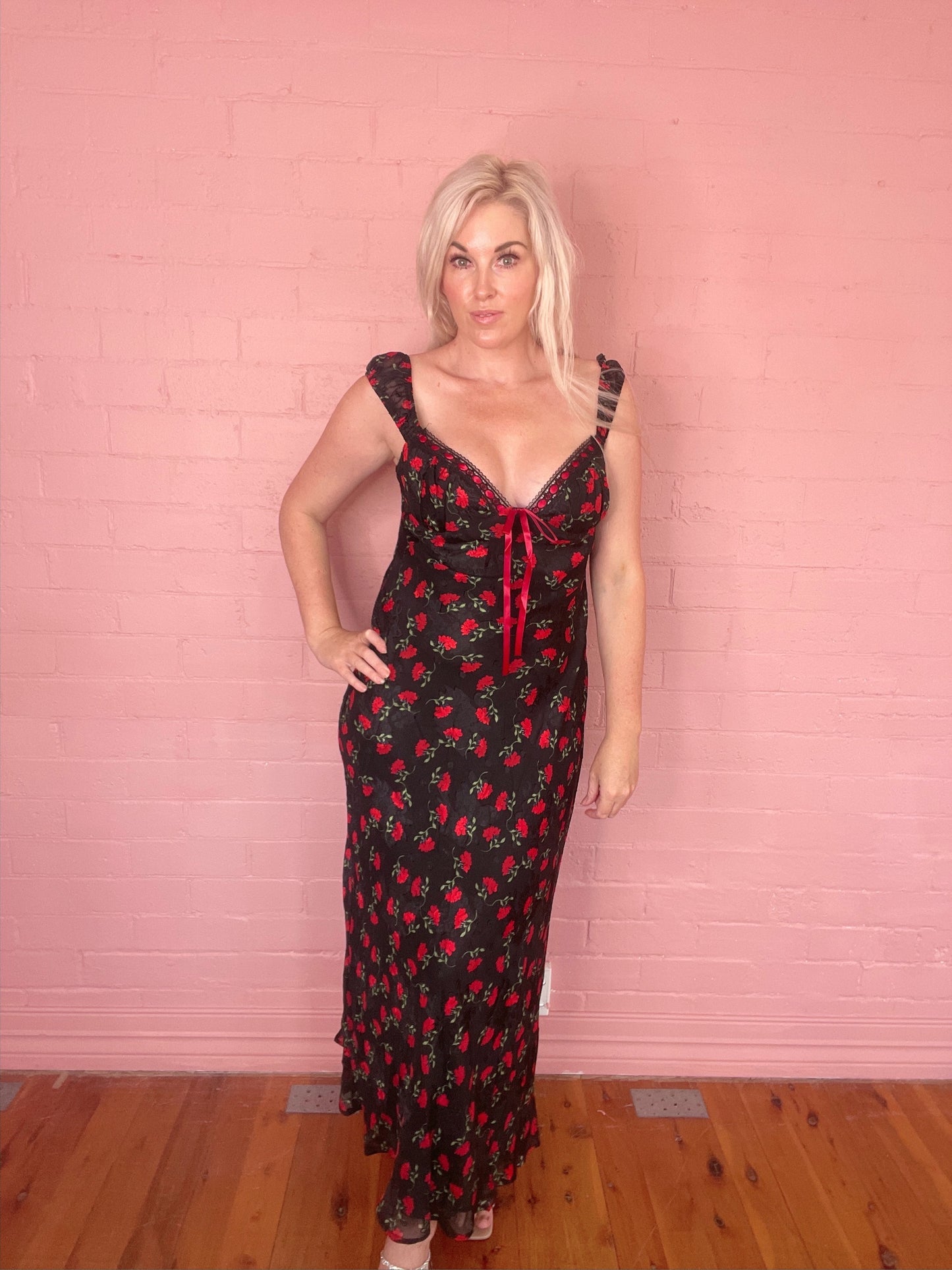 Black Rose Dress