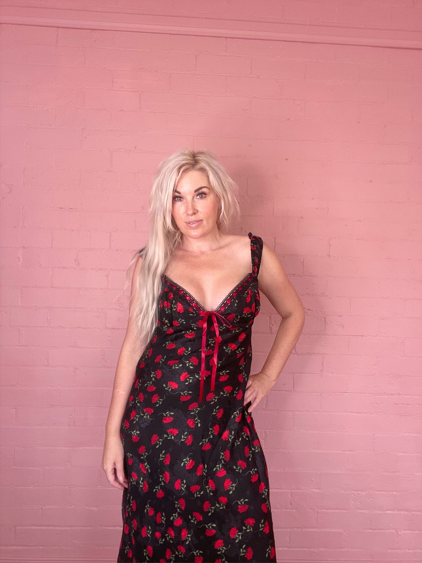 Black Rose Dress