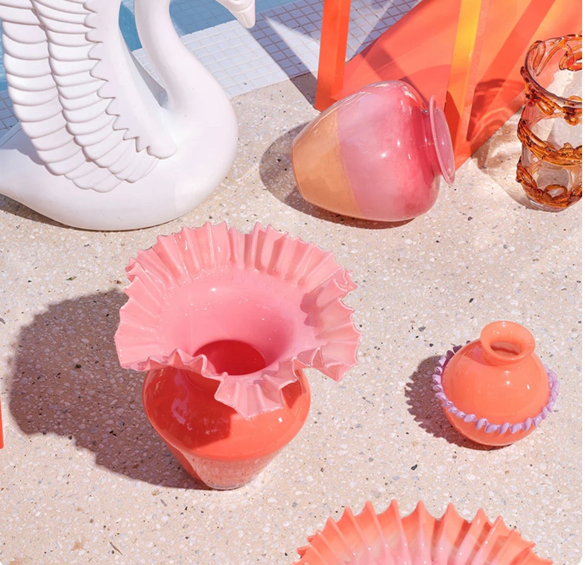 Gambel Tangerine Vase