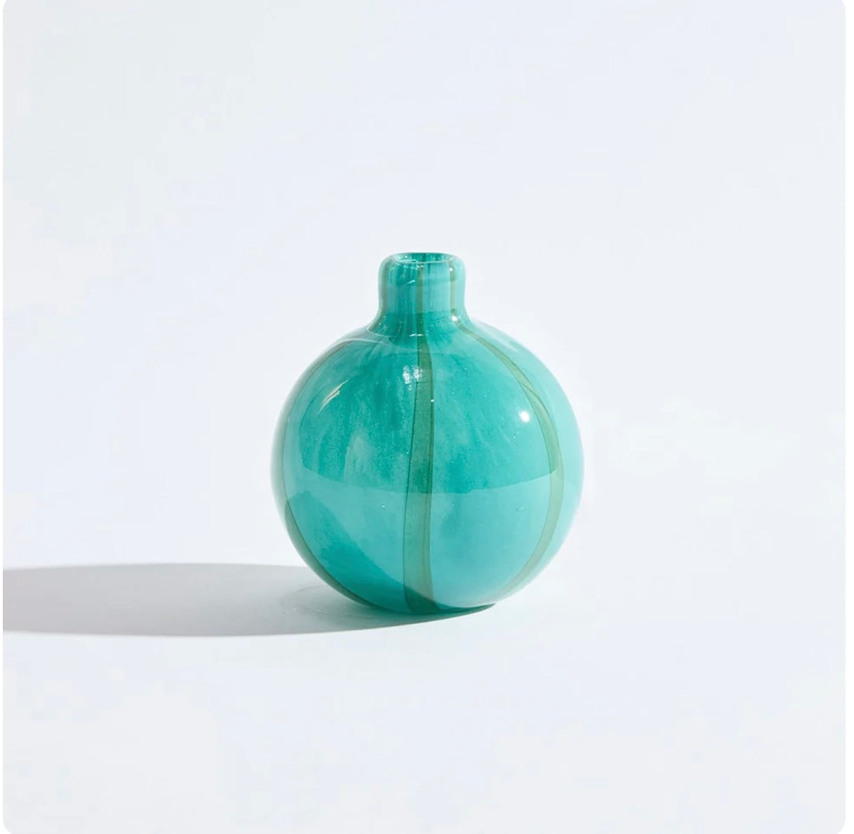 Candy Mini Ball Teal Vase