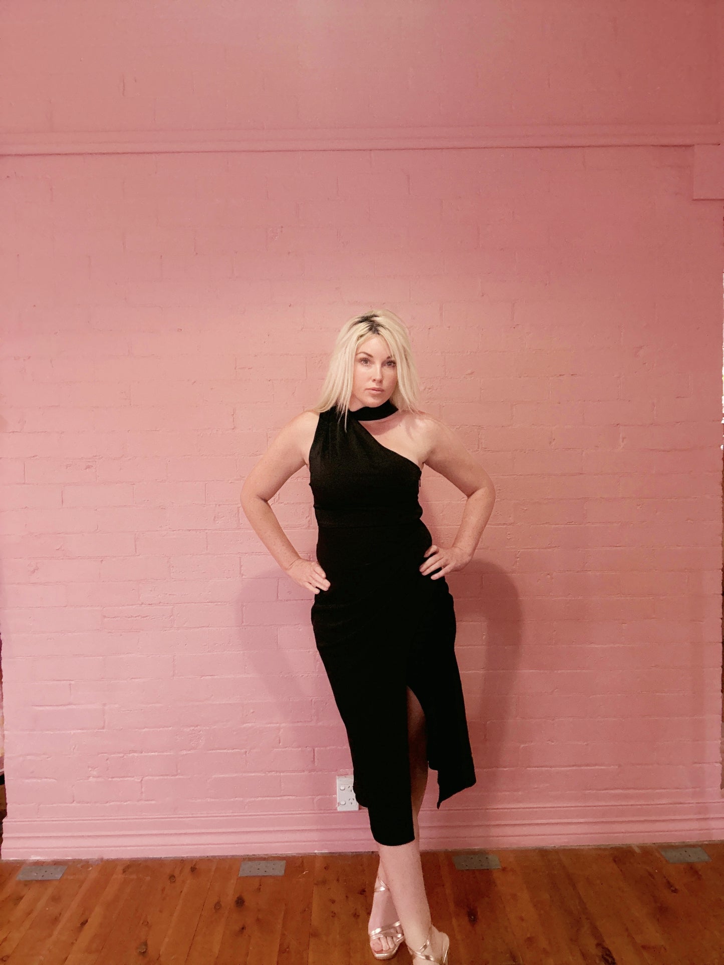Midnight Muse One-Shoulder Dress