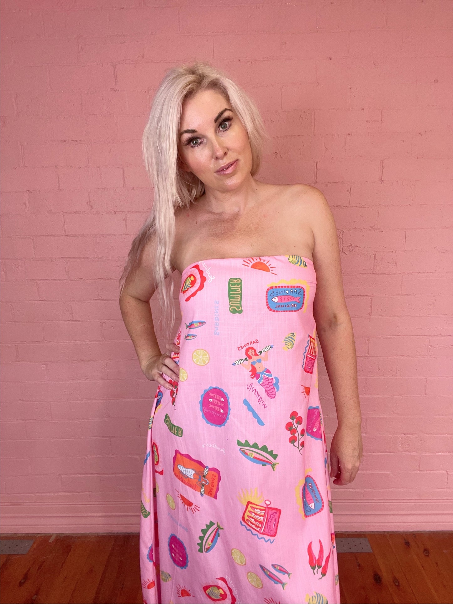 Pink Soleil La Sirena Maxi Dress