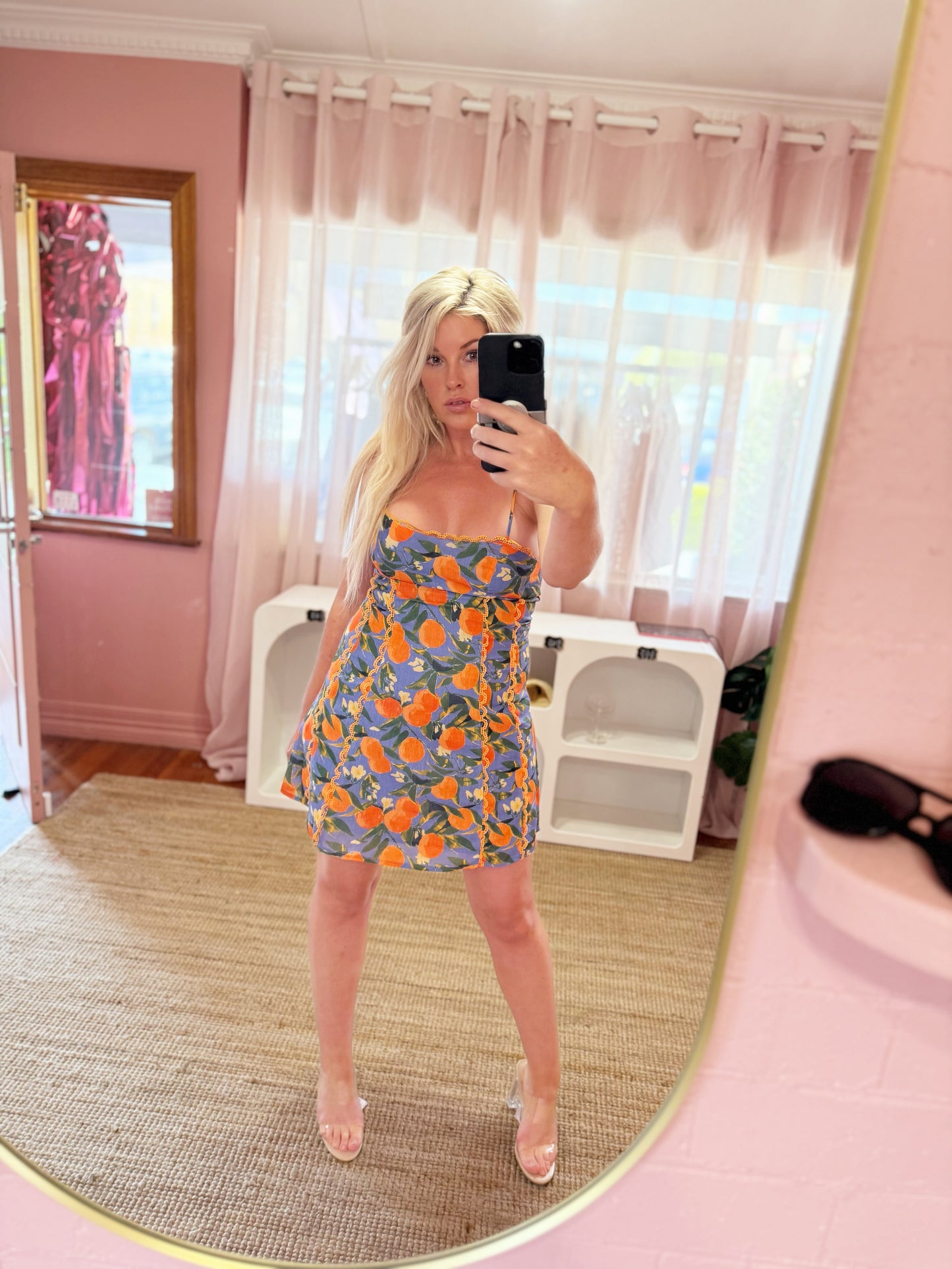 The Orange Grove Mini Dress