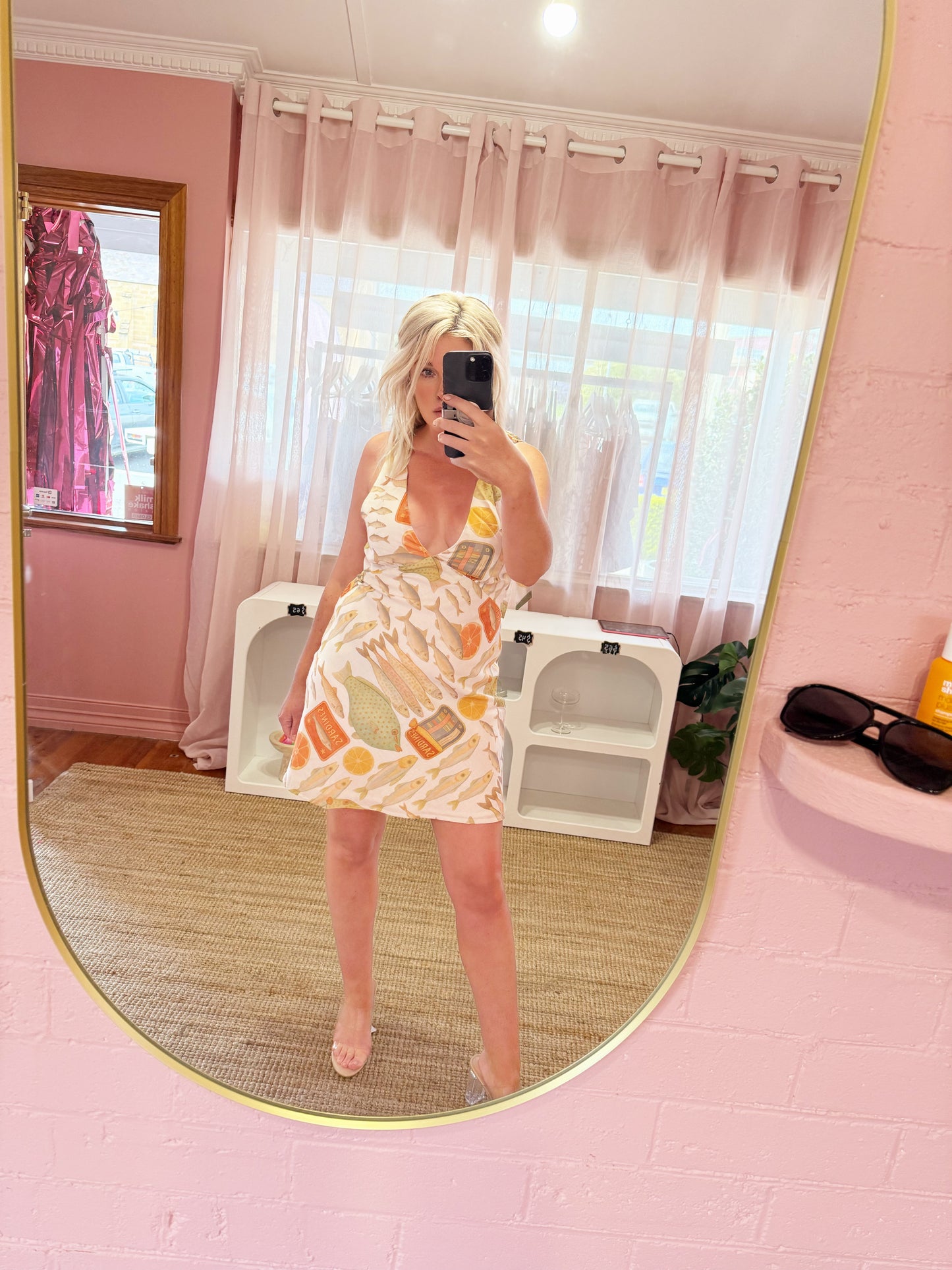 The Lisbon Sardine Mini Dress
