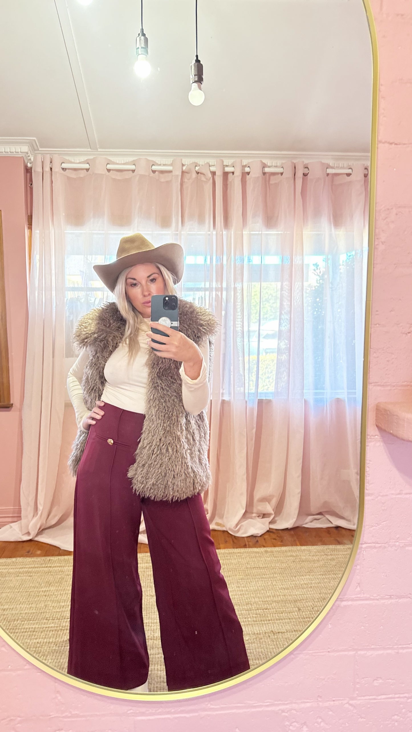 Aspen High-Waisted Flared Trouser