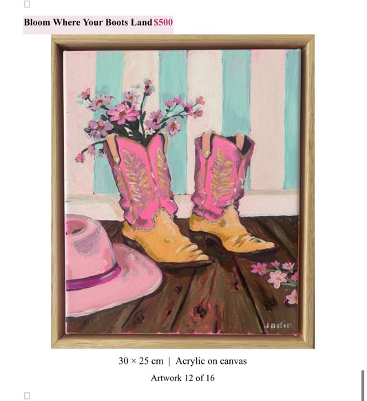 Bloom Where your Boots Land