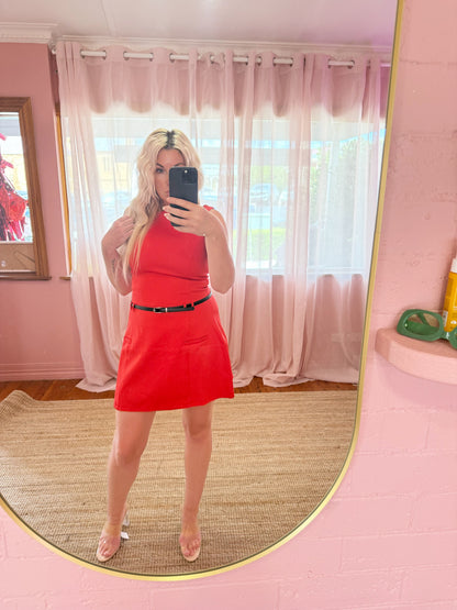 The Scarlett Shift Mini Dress