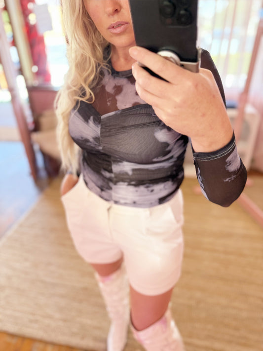 The Aurora Tailored Shorts – White