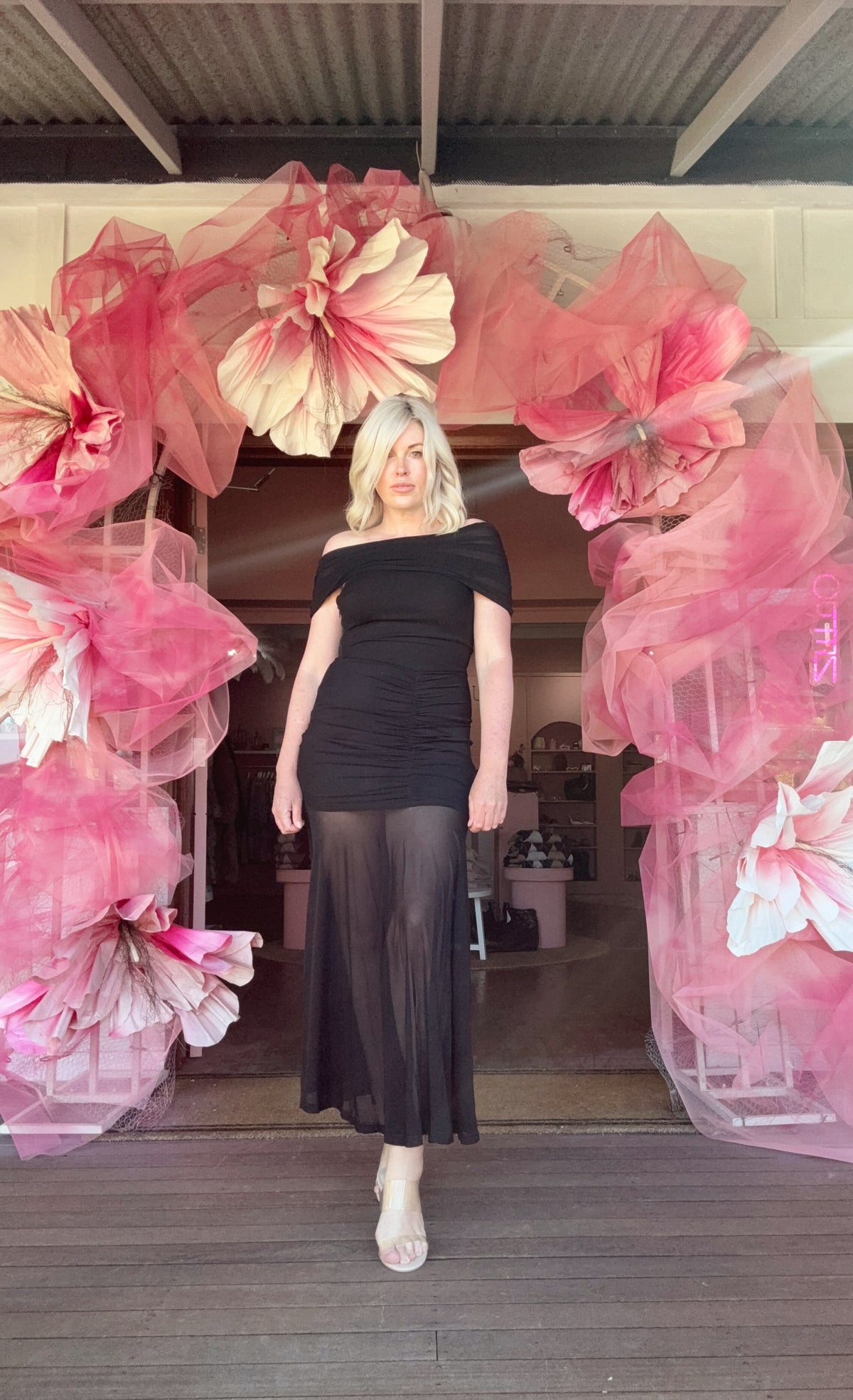 The Two-Way Tease Midi Dress