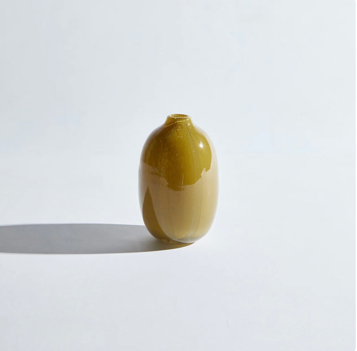Candy Mini Oval Khaki Vase