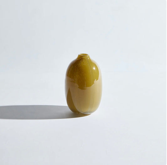 Candy Mini Oval Khaki Vase
