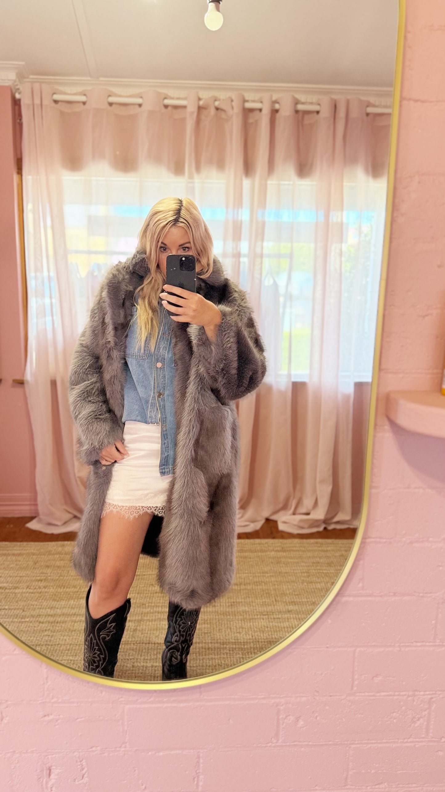 Silver Fox Luxe Coat