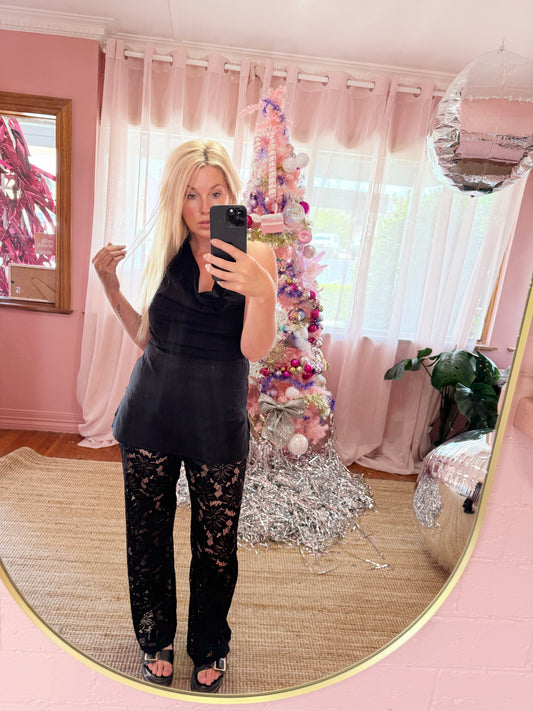 Midnight Muse Lace Set