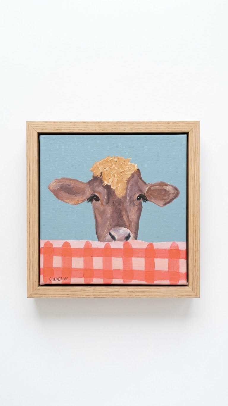 Gingham Cow