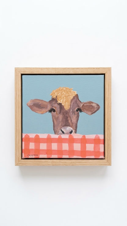 Gingham Cow