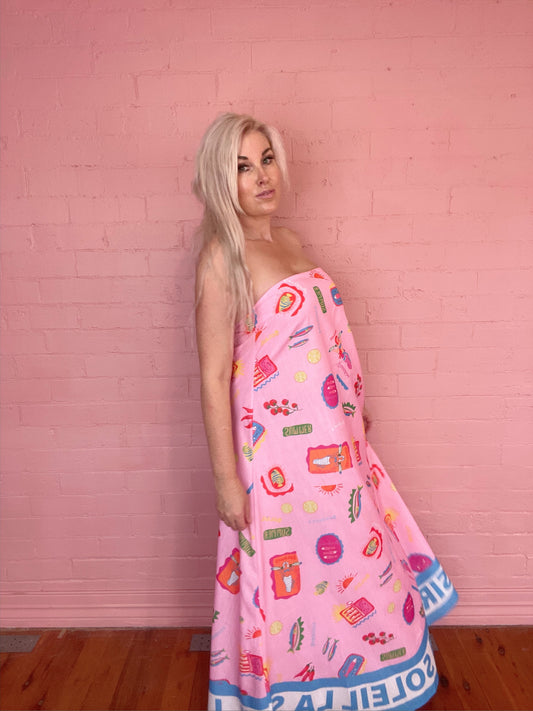 Pink Soleil La Sirena Maxi Dress