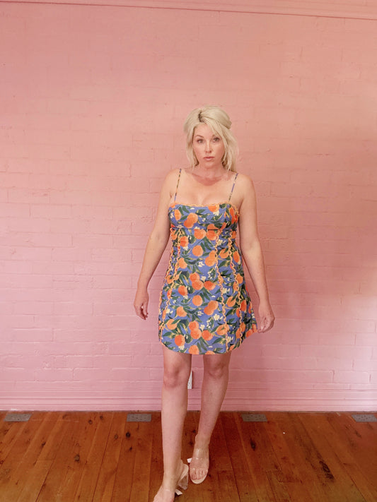 The Orange Grove Mini Dress