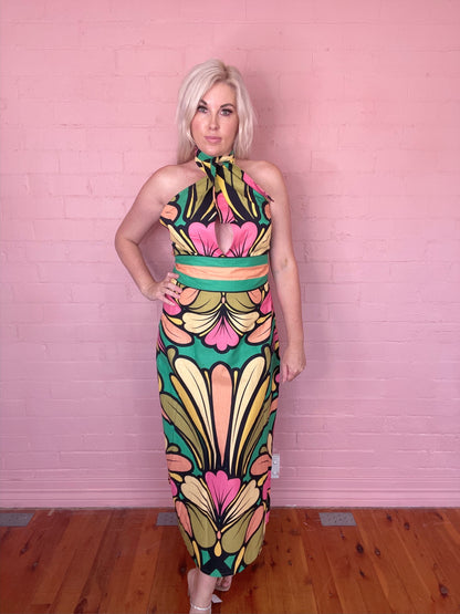 Calling Dr Apple Midi Dress