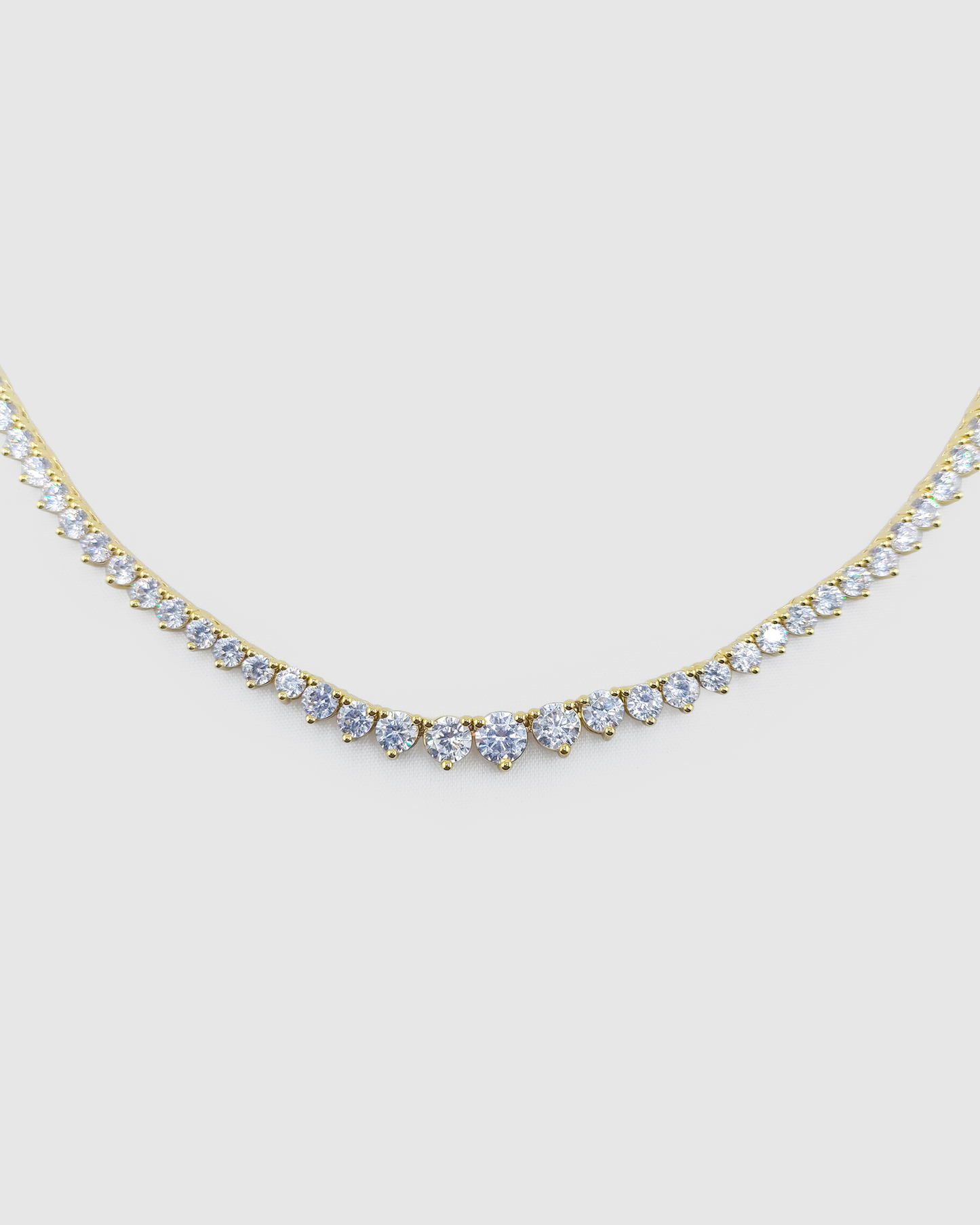 Taylor Tennis Necklace Gold