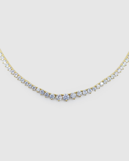 Taylor Tennis Necklace Gold