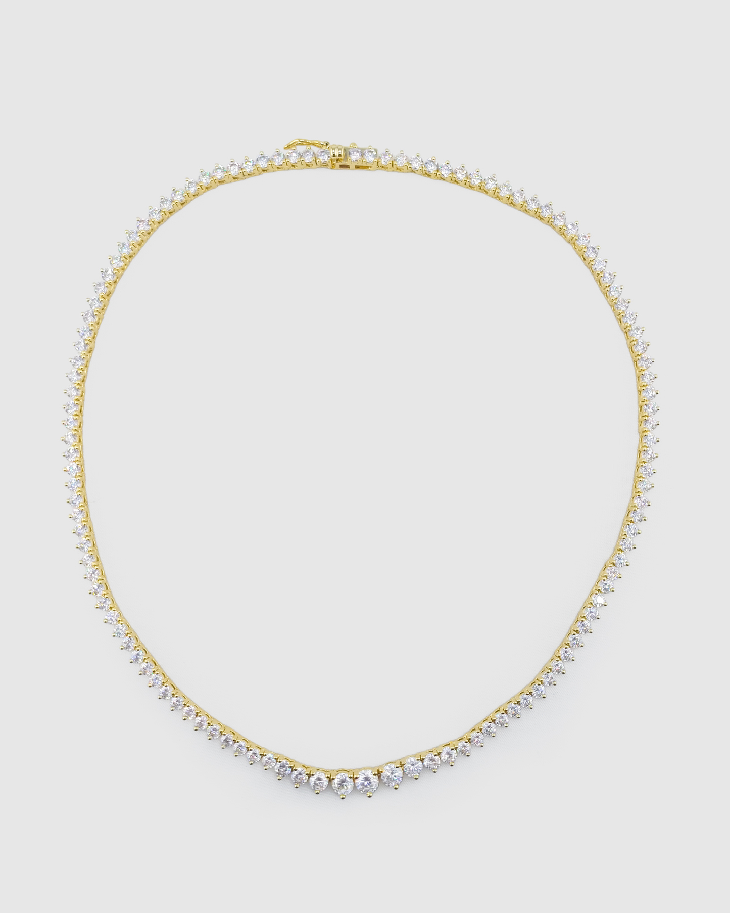 Taylor Tennis Necklace Gold